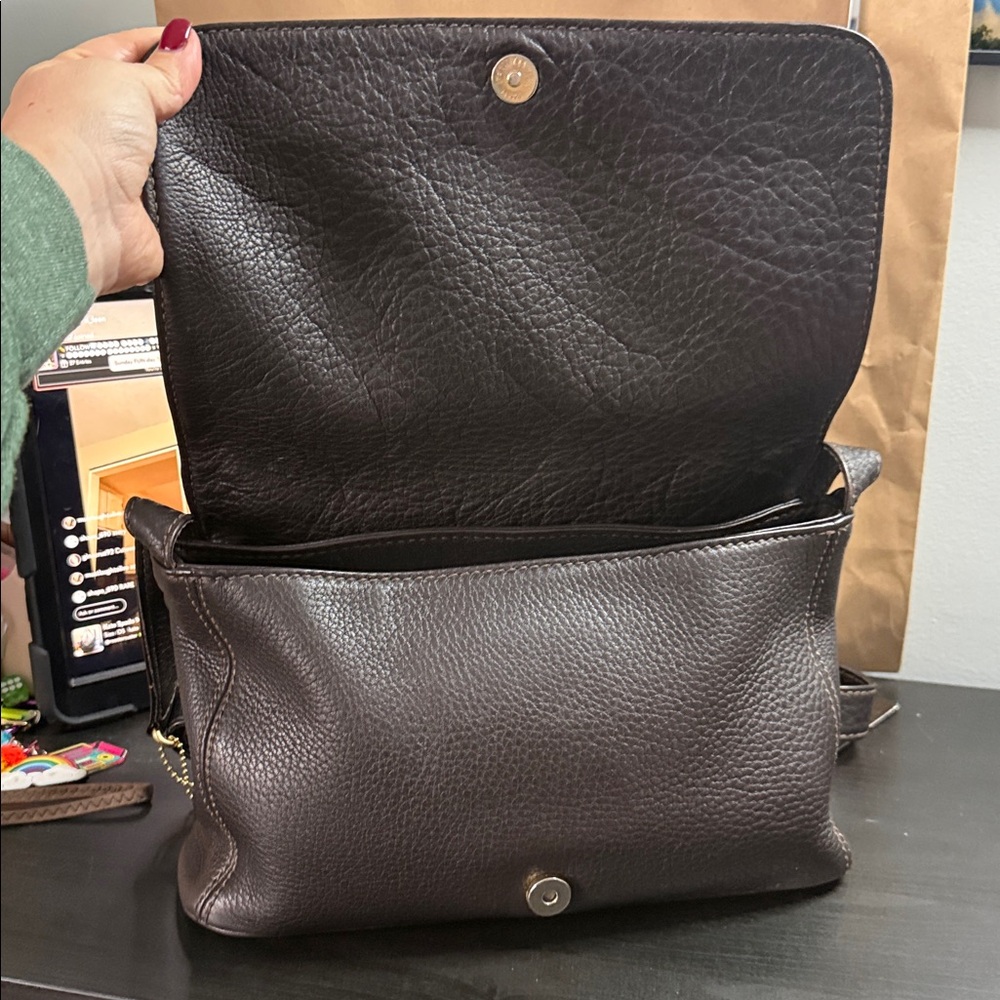 Coach Vintage Full Flap Leather Shoulder Bag - Picture 7 of 14